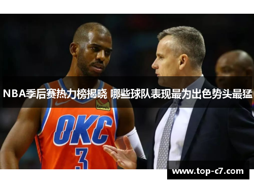 NBA季后赛热力榜揭晓 哪些球队表现最为出色势头最猛