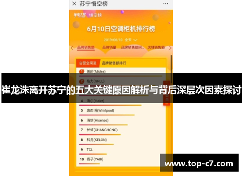 崔龙洙离开苏宁的五大关键原因解析与背后深层次因素探讨
